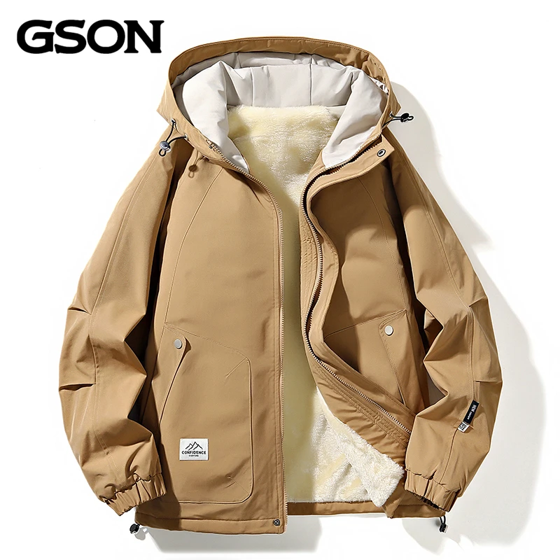 NASA棉衣男连帽加绒加厚外套男秋冬季潮牌保暖宽松夹克上衣服