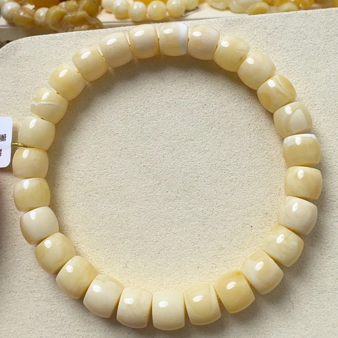 蜜蜡手链未镶嵌俄料9.8mm