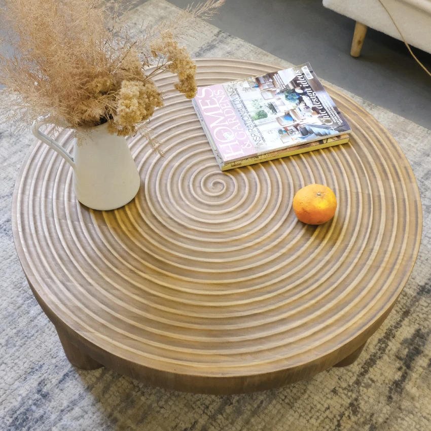 欧式新西兰松木大象腿小茶几组合小户型家居户外客厅实用家具