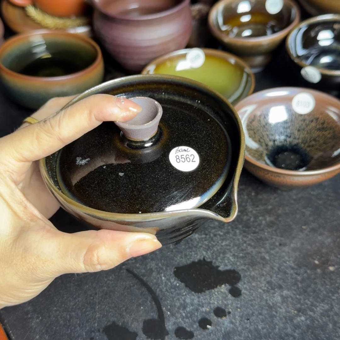 茶盏8562 秋罗龙窑柴烧高端茶器手工茶盏
