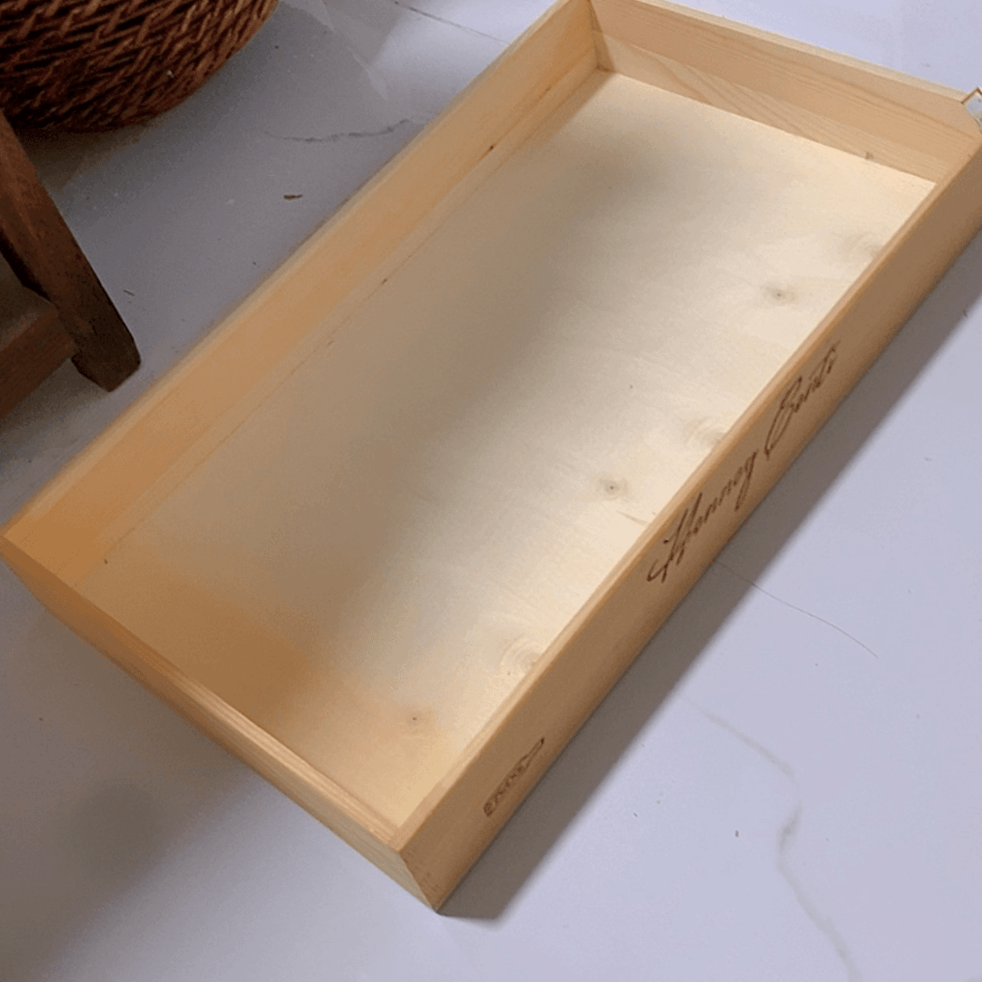 【闪购商品】阿*兵木质收纳盒