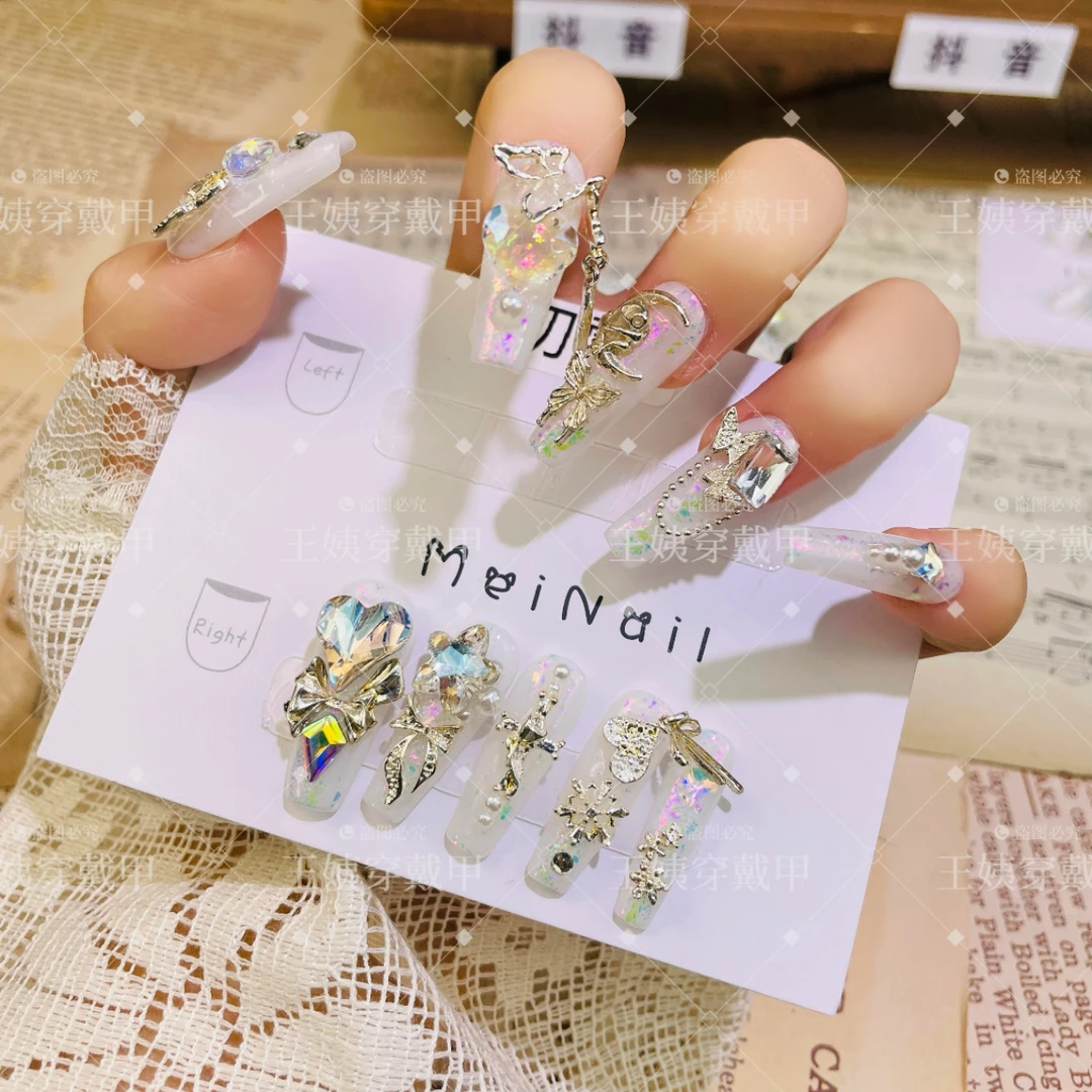 【初雪】王姨秋冬季爆款纯手工高级穿戴甲