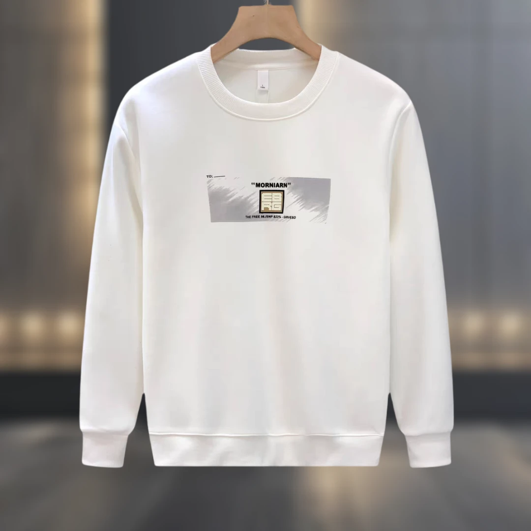 简单款卫衣男士024新款高级感男生长袖t恤穿搭打底衫上衣服潮流