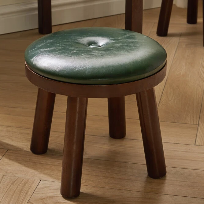 睿帆 凳子实木小凳子换鞋凳小板凳凳子家用方凳木凳沙发凳 橡胶木