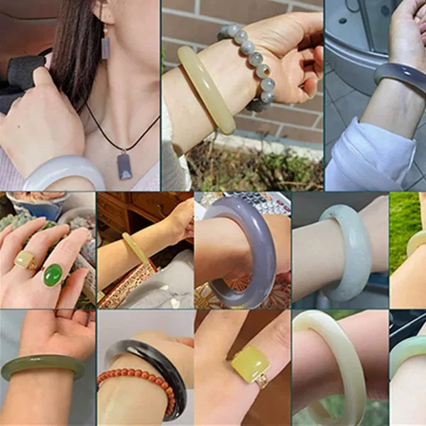 和田玉手镯直播间选货多样性发货