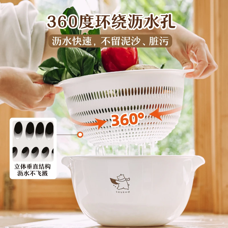 【微瑕】大号可小熊沥水篮 fd （不影响正常使用）