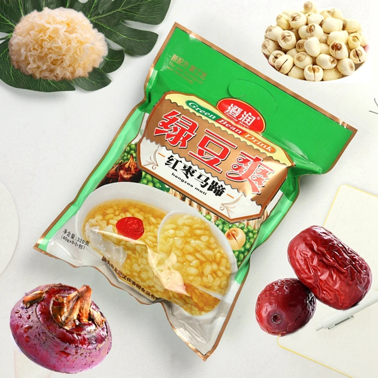 潮汕特产澄润绿豆爽红枣马蹄粉莲子粉银耳粉混合冲剂早餐饮品320g
