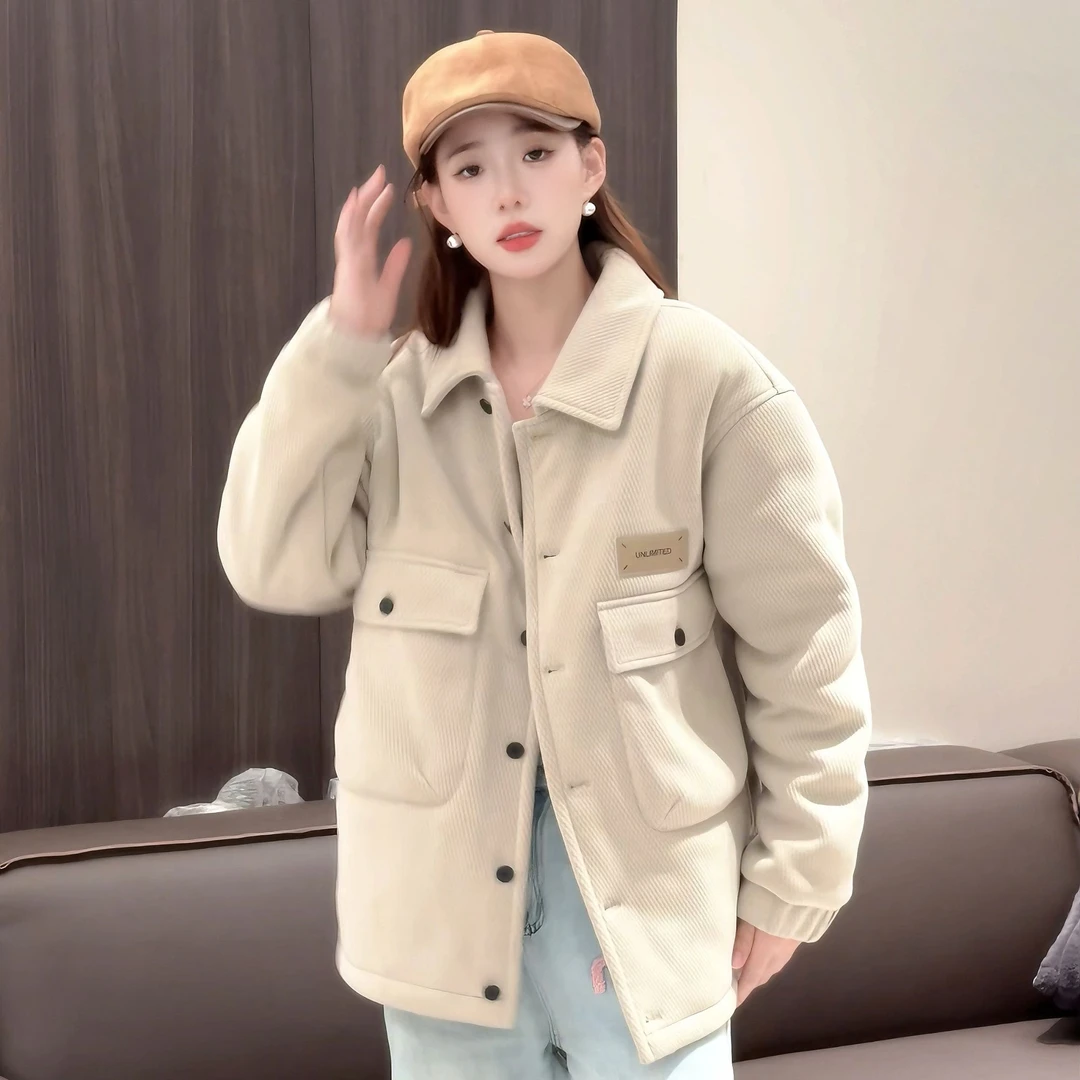 【男装】三层加绒加厚可外穿家居服套装冬季翻领宽松百搭大口袋