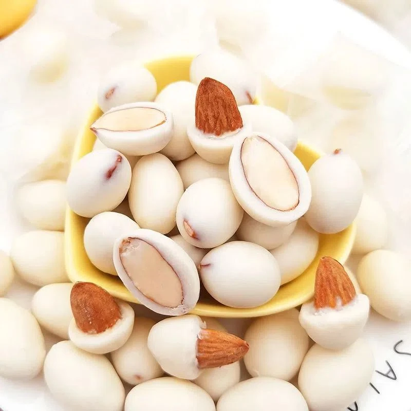 网红酸奶巴旦木仁营养巧克力坚果年货杏仁奶豆散装休闲小零食小吃
