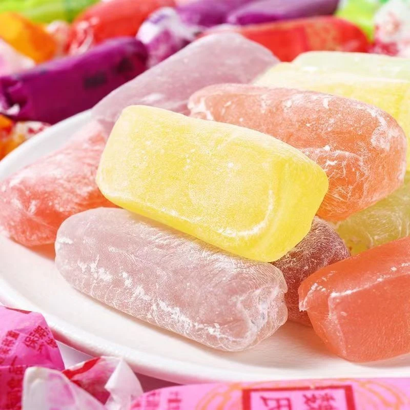 高粱饴软糖袋味道装 山东特产混合口味多味 水果老式优质拉丝软糖