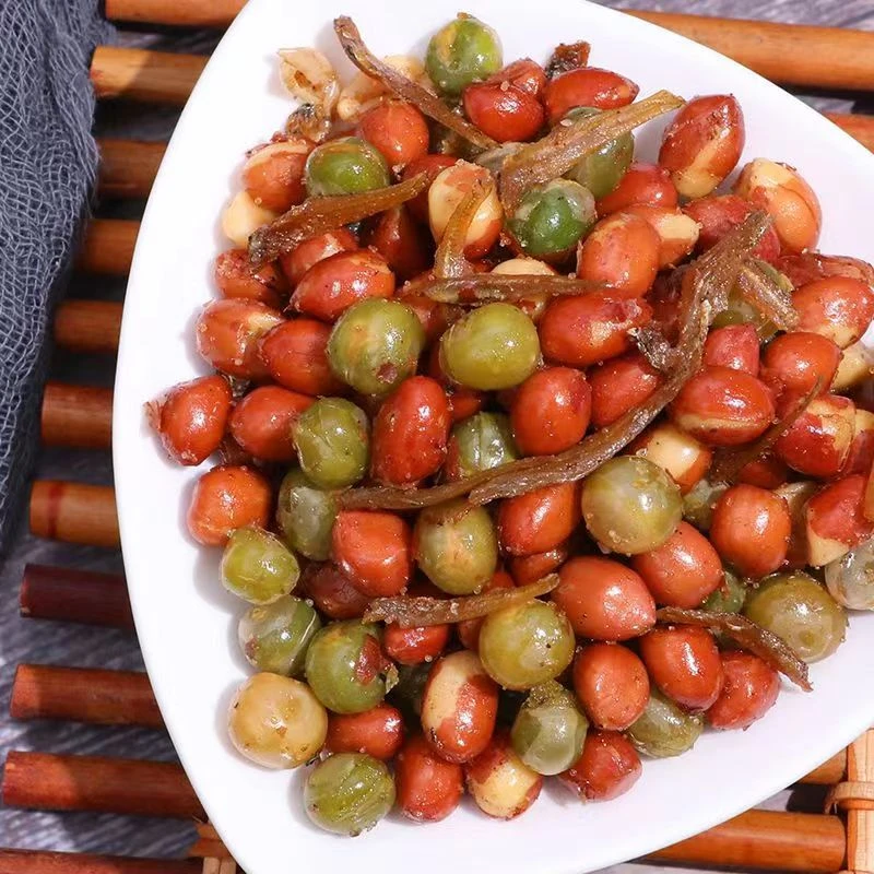 小鱼花生米烧烤店饭店商用小鱼干下酒菜小吃休闲零食酥脆鲜香美味