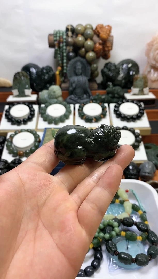 【闪购商品】和田玉（碧玉）手把未镶嵌多样性随机发一