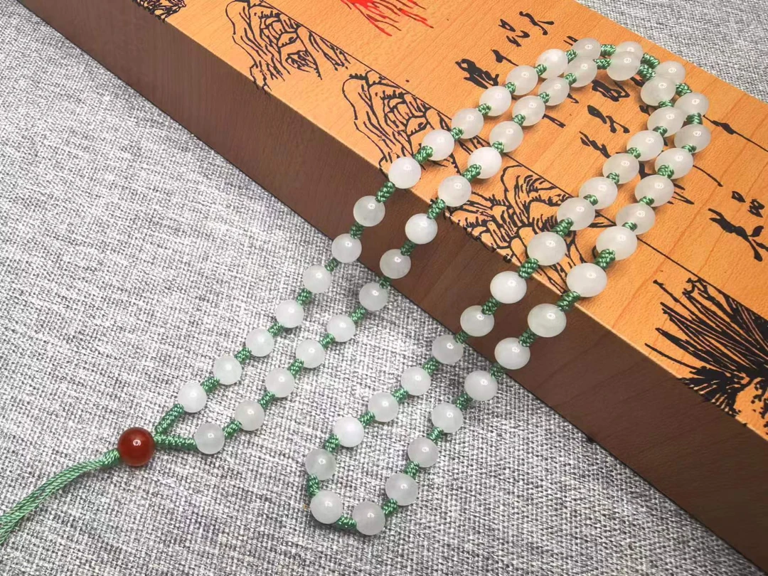 非金属合成锆石项链 手工圆珠编织百搭经典情侣精美项链气质时尚