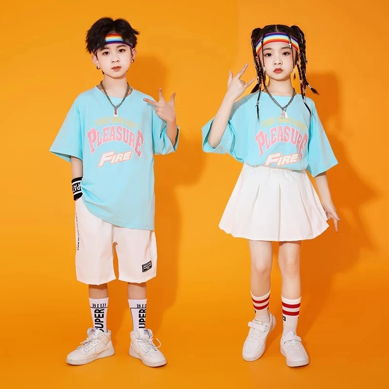 六一儿童演出服幼儿园街舞蹈表演学生运动会班服啦啦操花球舞服装