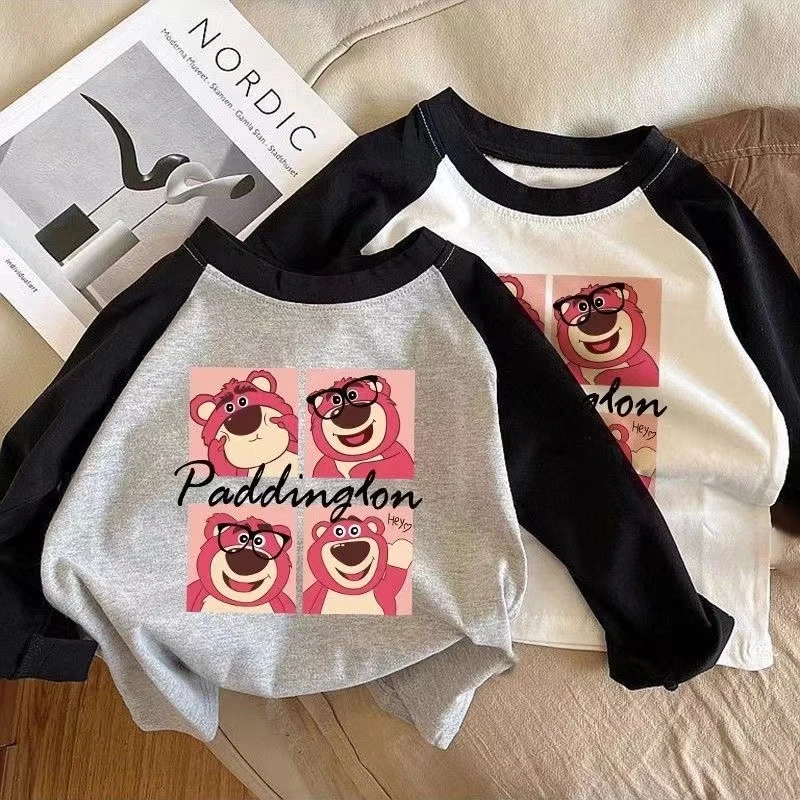 女童宝宝上衣打底衫春秋新款圆领宽松洋气韩版中小童长袖百搭潮