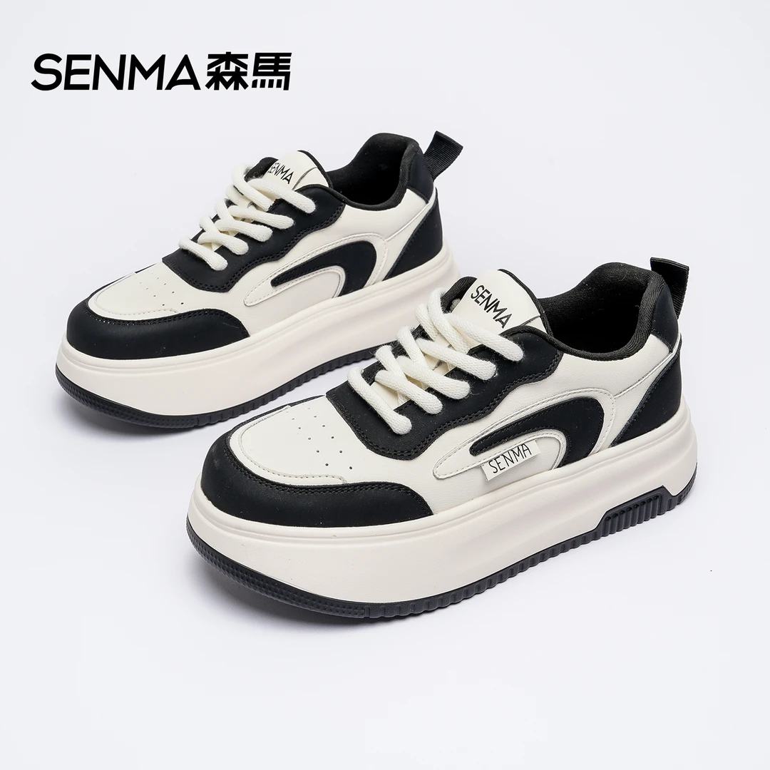 SENMA/森马女鞋女鞋运动鞋小白鞋舒适时尚百搭休闲鞋厚底舒适时尚