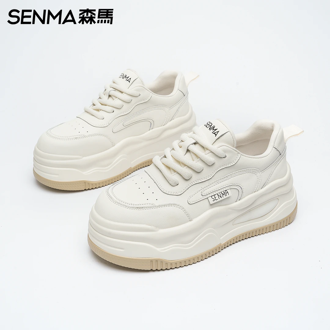 SENMA/森马女鞋运动鞋小白鞋爆款百搭休闲鞋潮流厚底女鞋运动鞋