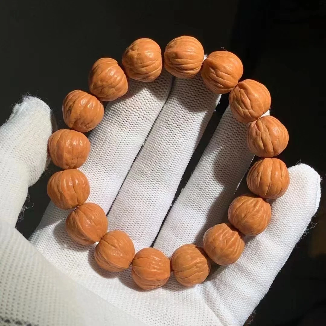 猴头核桃恶魔鲨鱼鳍猴头手串 尺寸14mm  文玩好物