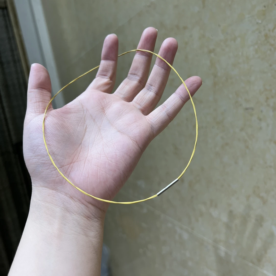 合金项链 【马老师】珠宝高端金丝软绳项链长约45cm