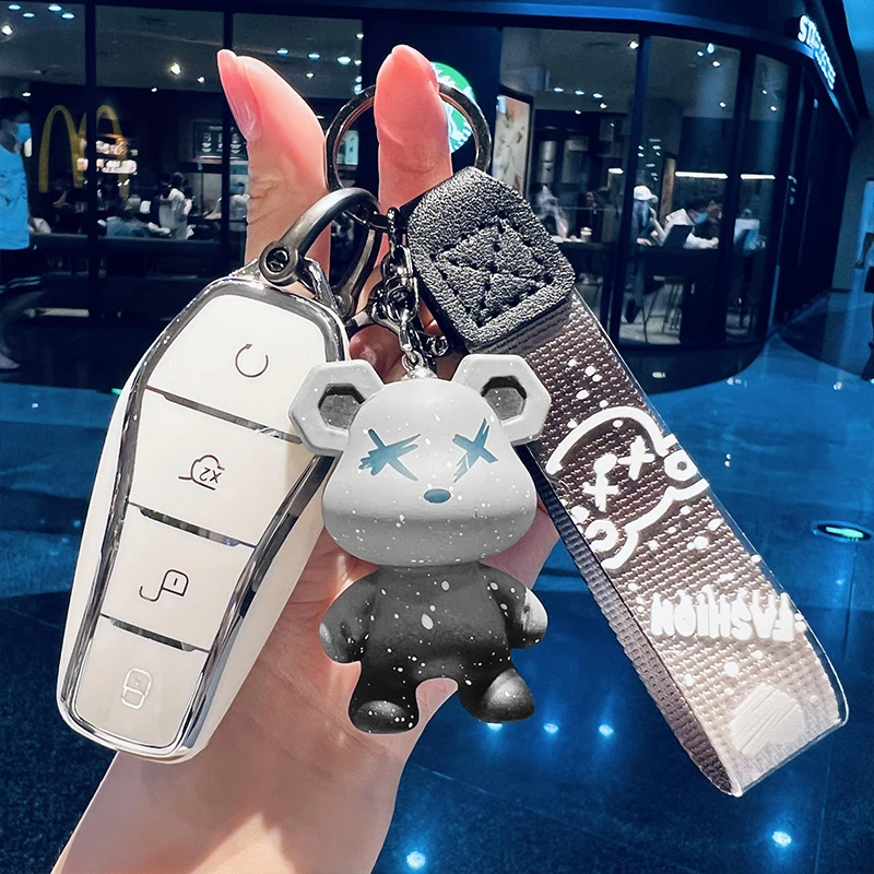 比亚迪钥匙套海豚宋plus秦dmi汉ev元pro唐海豹2023款23车扣海鸥L