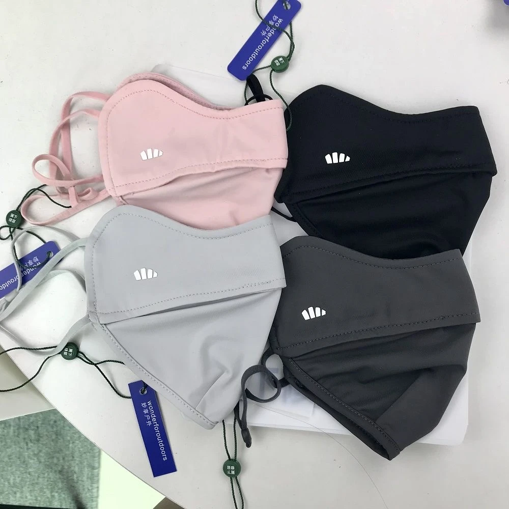 蕉冰丝防紫外线upf50+面罩冰薄透气显瘦面部防晒户外女防晒口罩