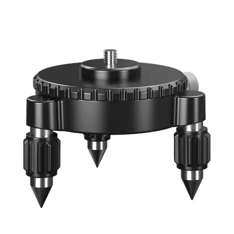 【通用】12线水平仪配件360旋转微调底座贴地仪贴墙仪三脚底座