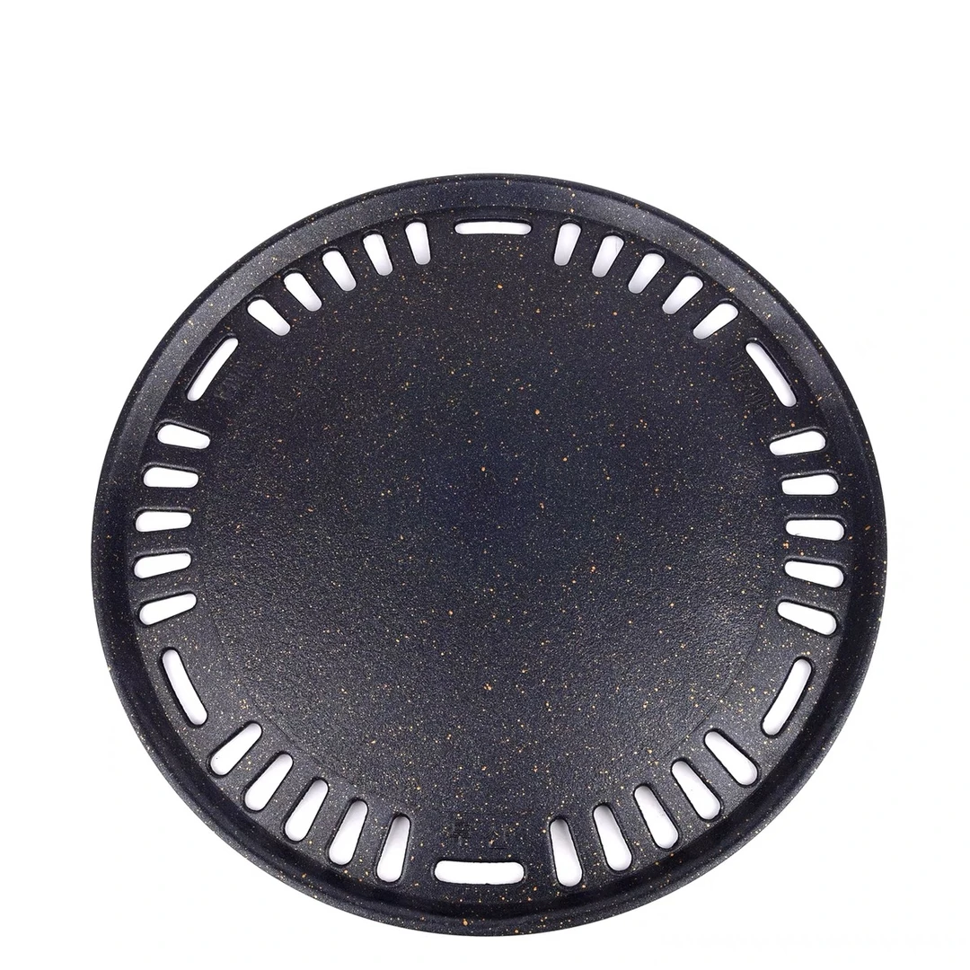 户外围炉烧烤圆形铁板烤盘配件