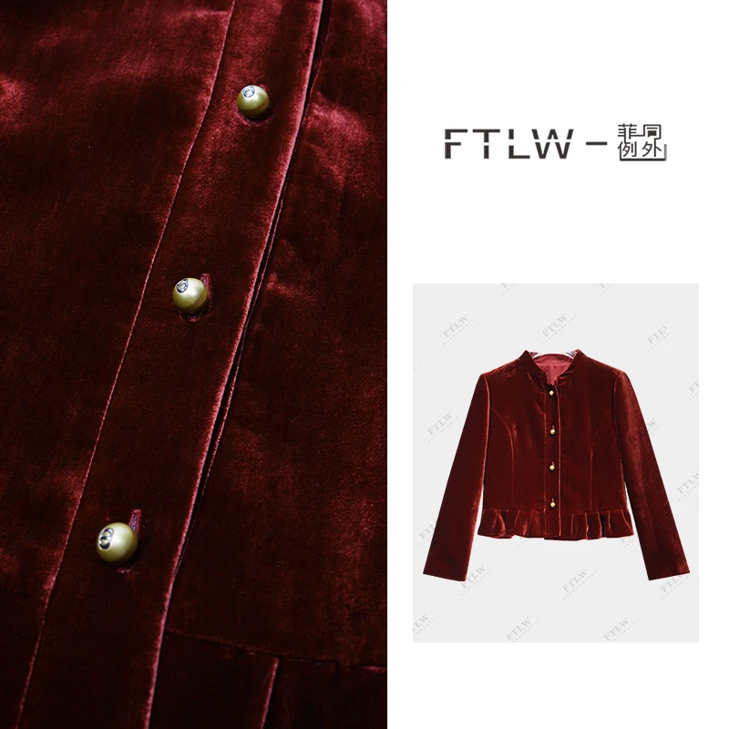 板熙FTLW-【邂逅】潮流时尚贵气休闲百搭显瘦上衣-1831