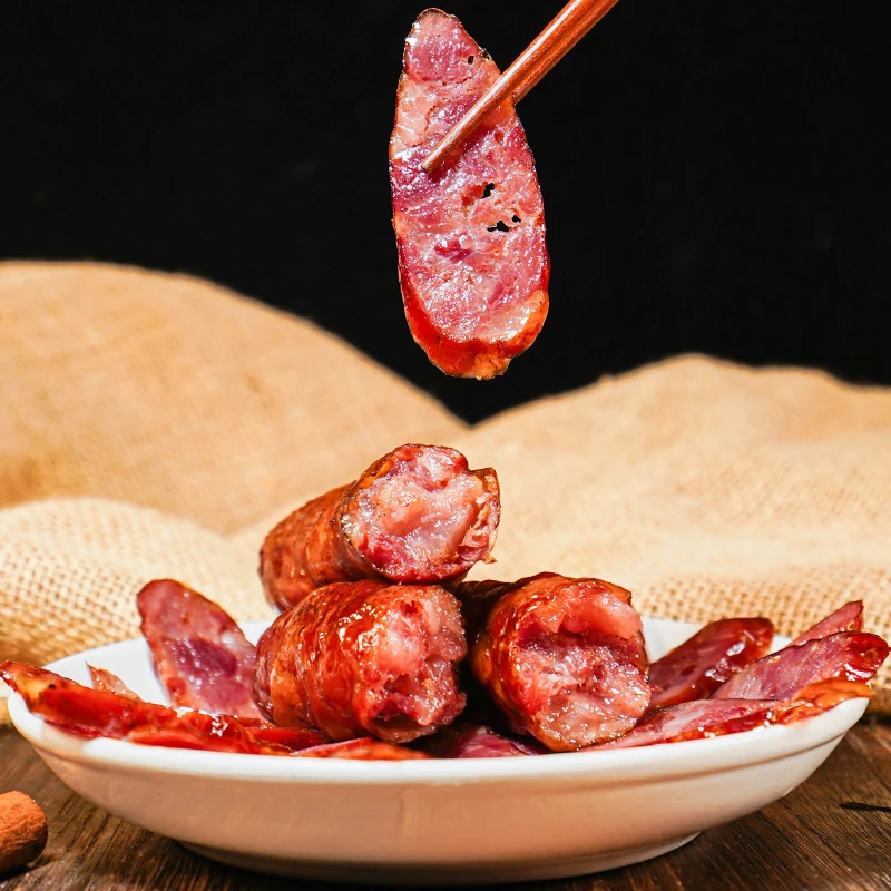 贵州特产精选土猪柴火烟熏腊香肠腊肉黔之农传统工艺柴火香肠腊肉