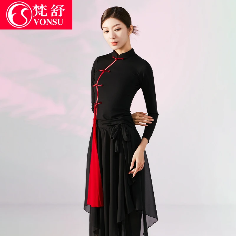 【老师推荐】梵舒古典舞古风舞蹈新款2024飘逸国风款上衣XS3148