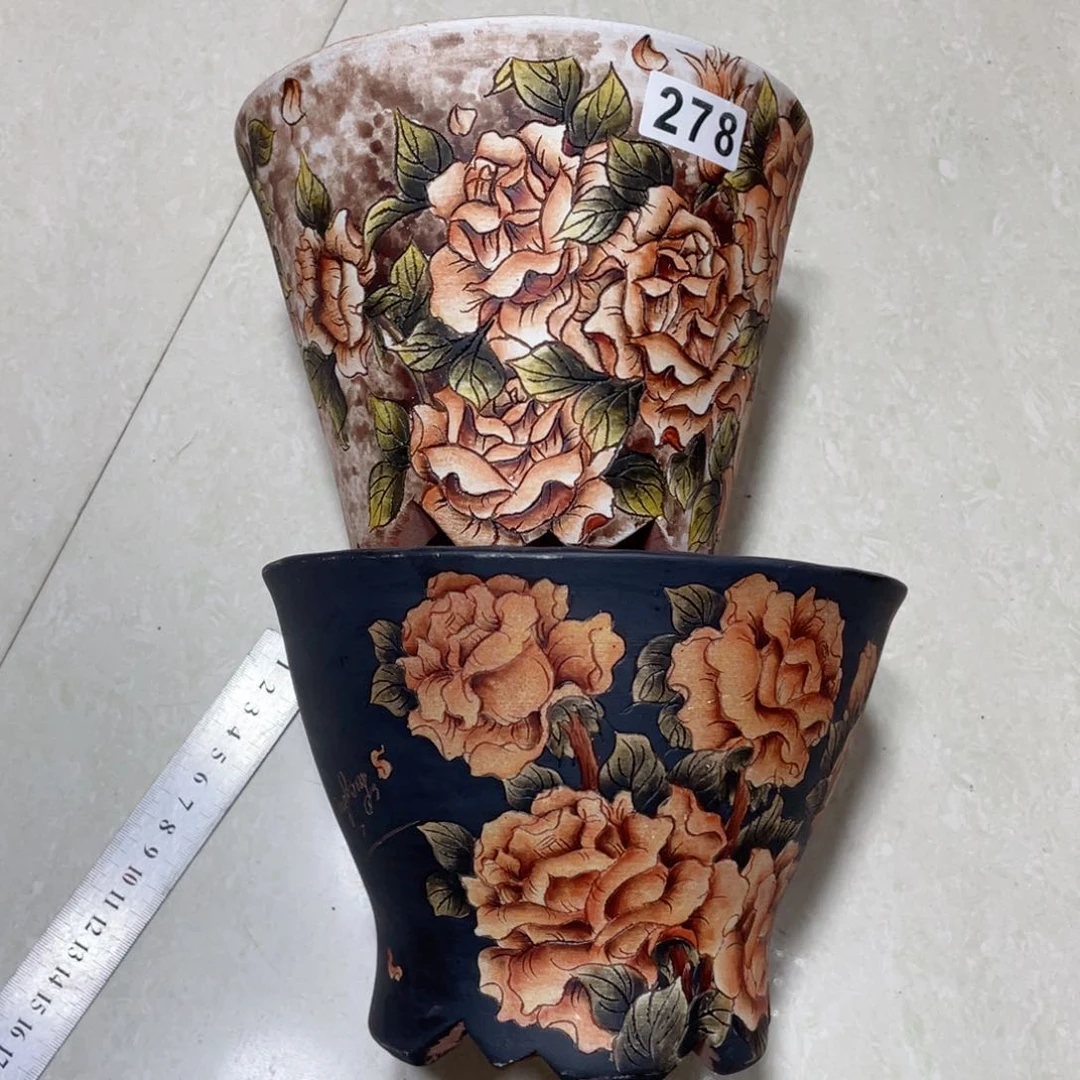 紫砂花盆铭*?陶瓷多肉花盆精品