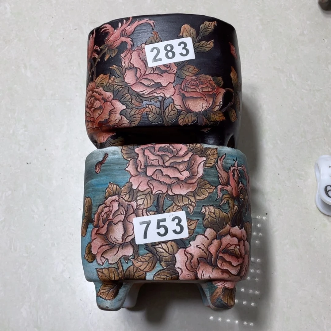 紫砂花盆比****陶瓷多肉花盆精品