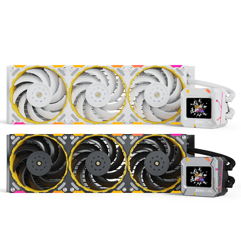 炽果宙斯数显液晶屏240/360水冷散热器组装台式电脑兼容AM5 13代