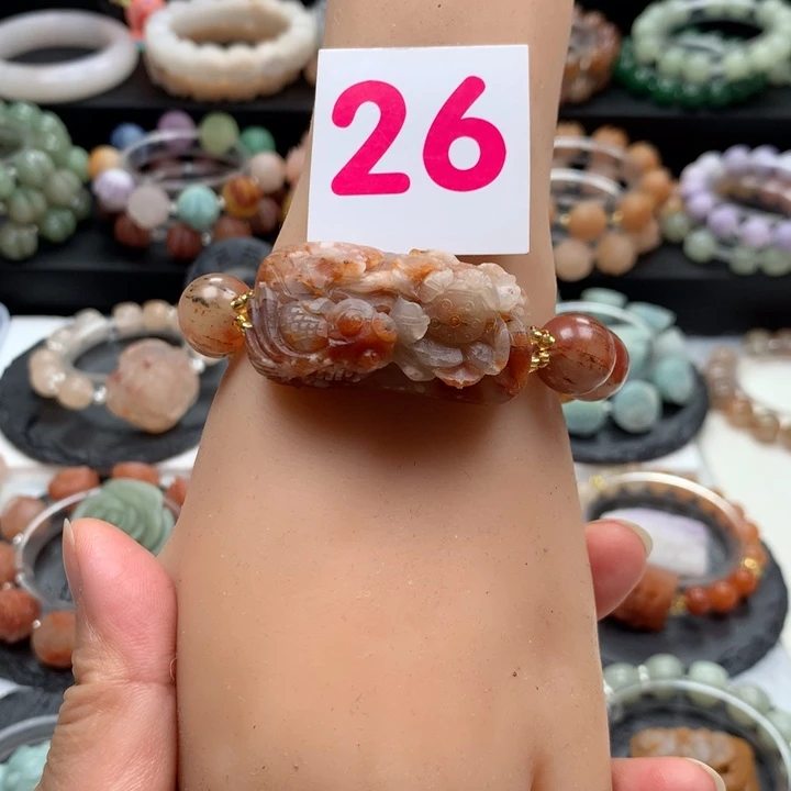 石英质玉手链未镶嵌