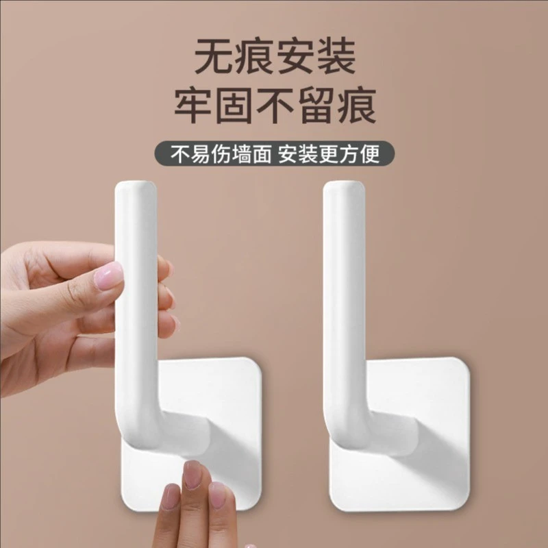 免打孔挂钩强力粘胶挂衣架壁挂墙上厨房卧室门后衣服无痕贴粘钩子