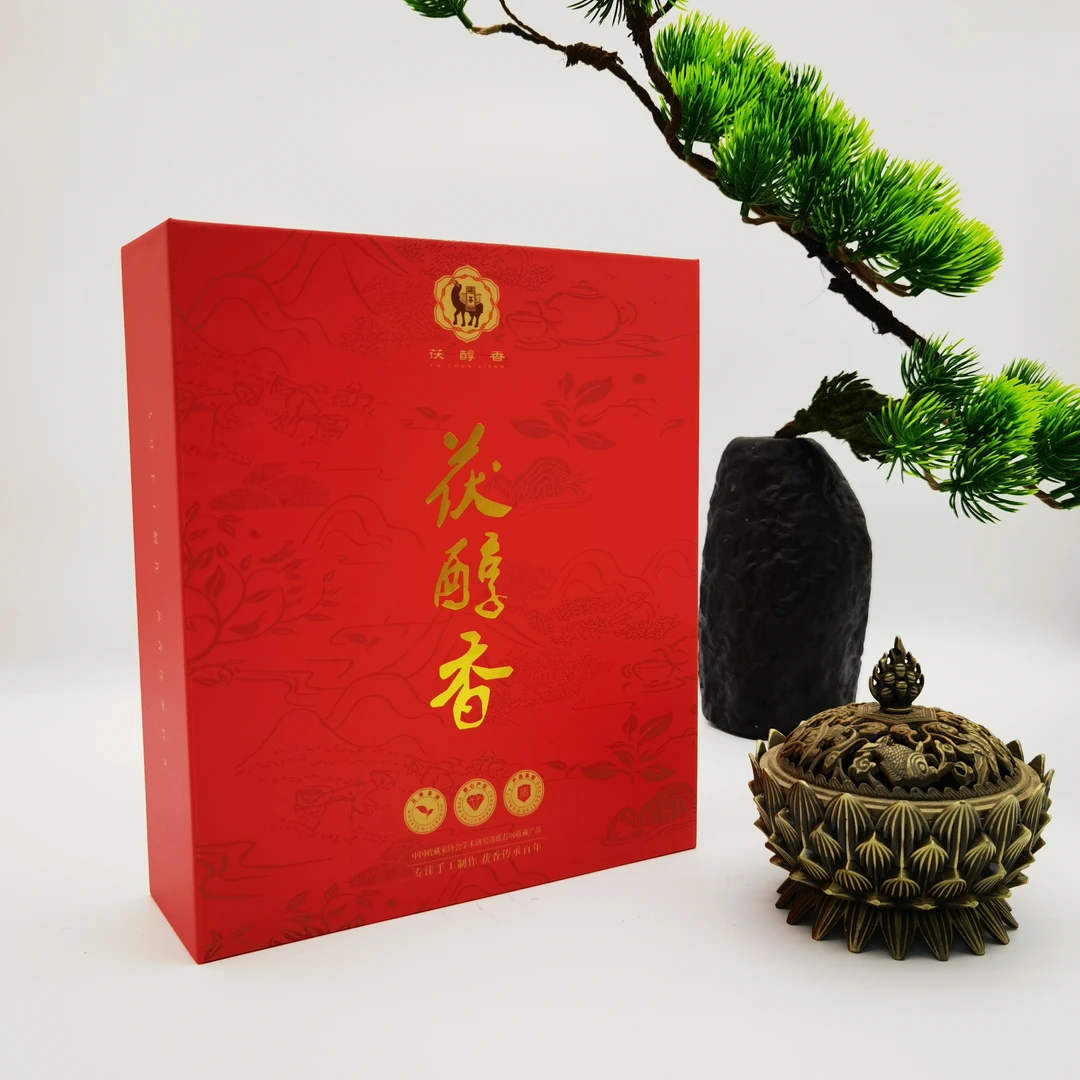 【茯醇香茯茶】红福茯茶450克