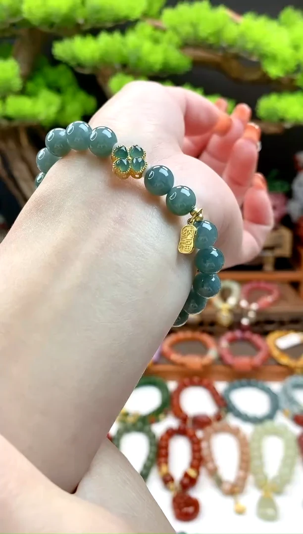【闪购商品】翡翠手链未镶嵌（多样性发货）2招财