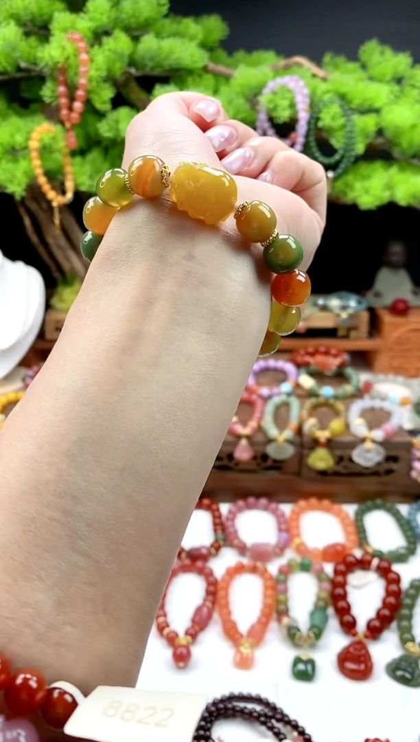 【闪购商品】玛瑙手饰未镶嵌老型珠