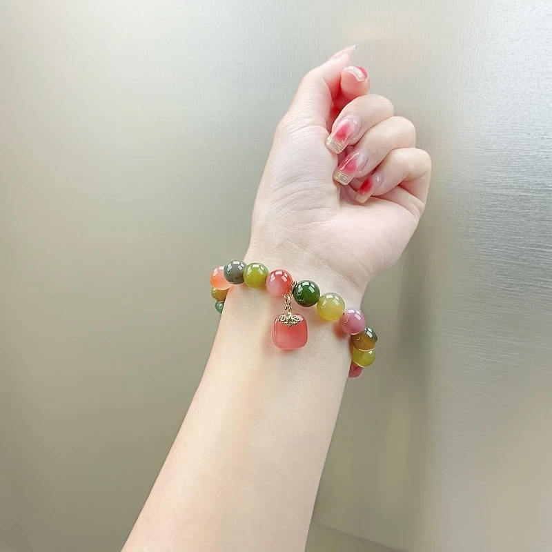 【春姐珠宝】天然盐源多宝玛瑙10mm搭配无事牌 2021