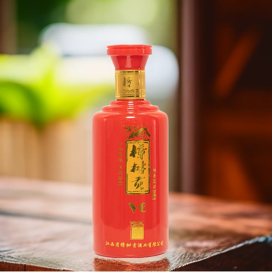 大樟树贡V6特香型白酒婚宴商务珍藏 SS52度480ml