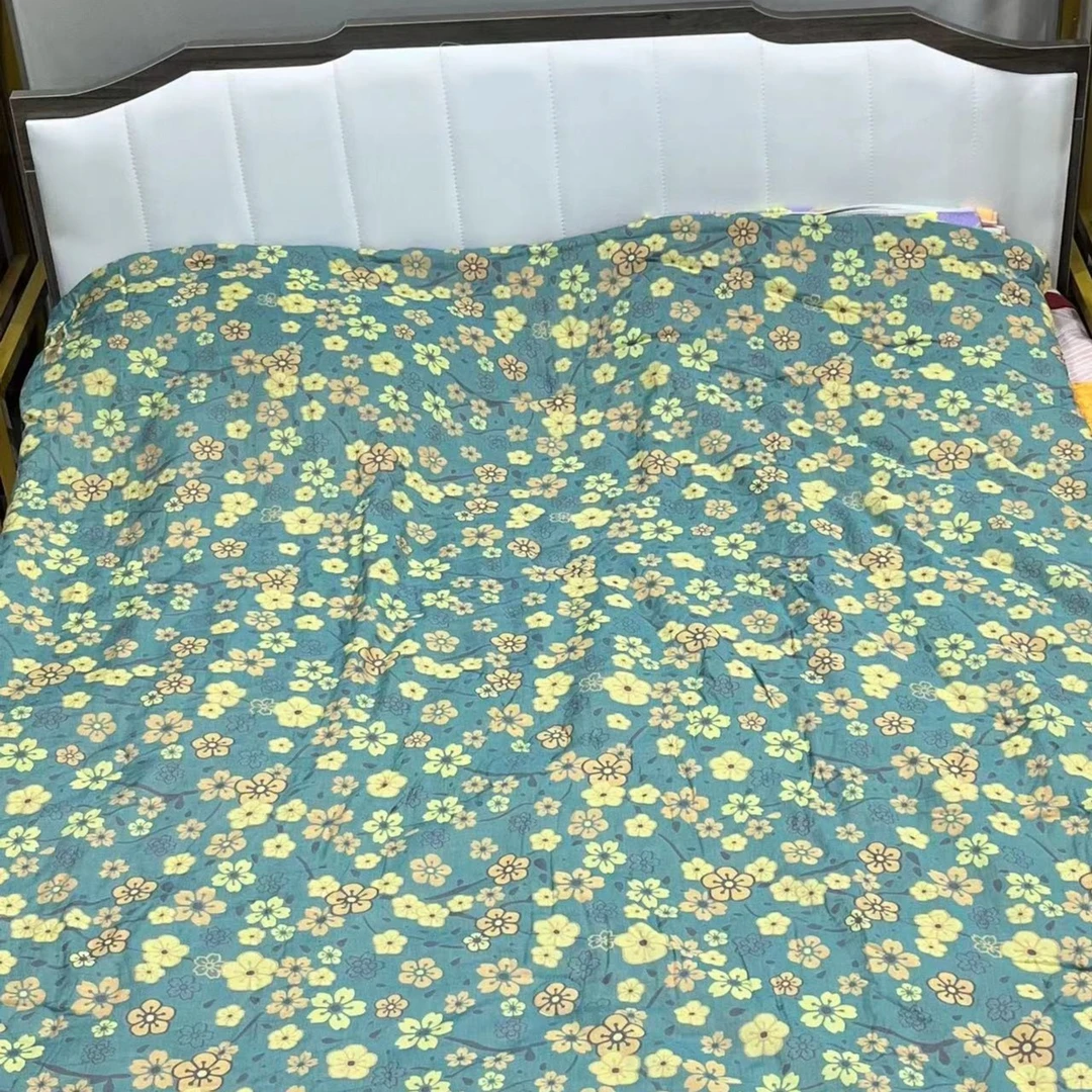 【雏菊】1.5*2.0M双层纱加厚双面被亲肤透气细纱可机洗提花被子