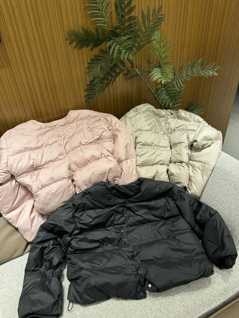 f4339 2024早秋 韩范极简风纯色短款棉服外套