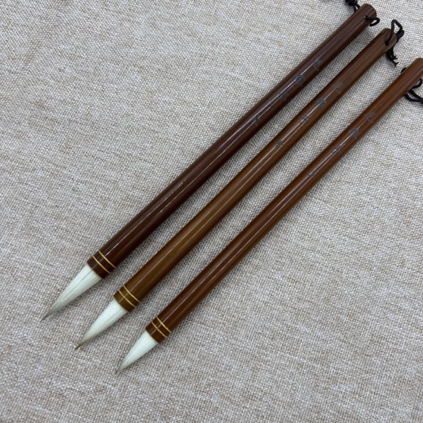 【加壹监制】（毛锥子）细嫩光锋羊毫制作的兼毫 毛料细腻