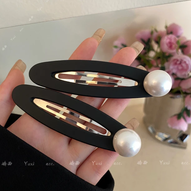 刘海发夹百搭甜美边夹韩系气质高级简约侧边夹子