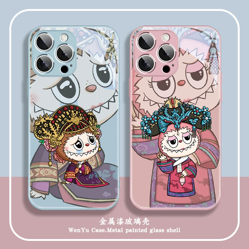 甄嬛传labubu拉布布适用苹果16/华为/小米恶搞vivo趣味oppo手机壳