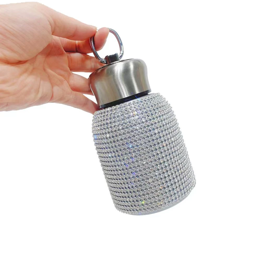 镶钻保温杯女生高颜值创意小巧隔热杯杯子精美时尚学生手提水杯