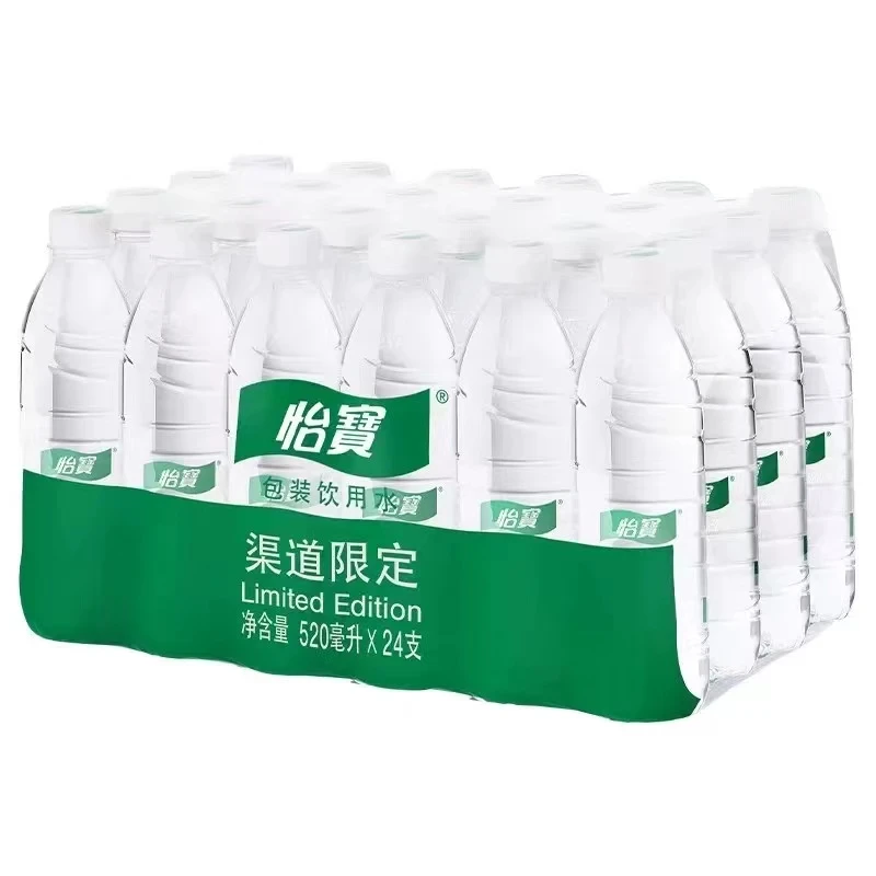 薄膜包装怡宝饮用水520ml*24瓶整箱会议用水招待水24瓶装