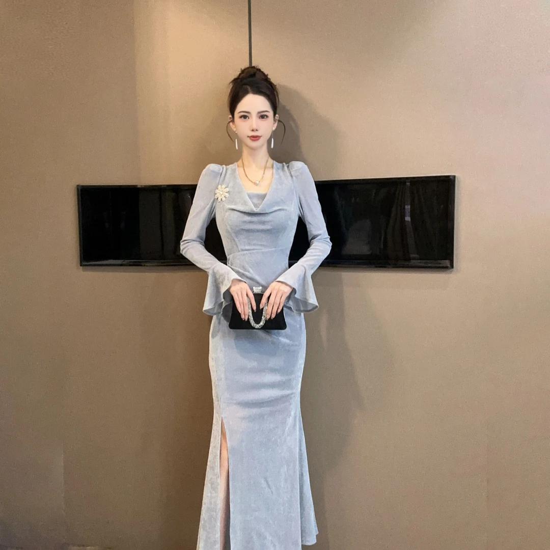 【香香原创】新款时尚法式高级感连衣裙31013