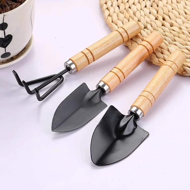 种花工具家用种菜养花园艺松土花铲盆栽花艺种植工具三件套小铲子
