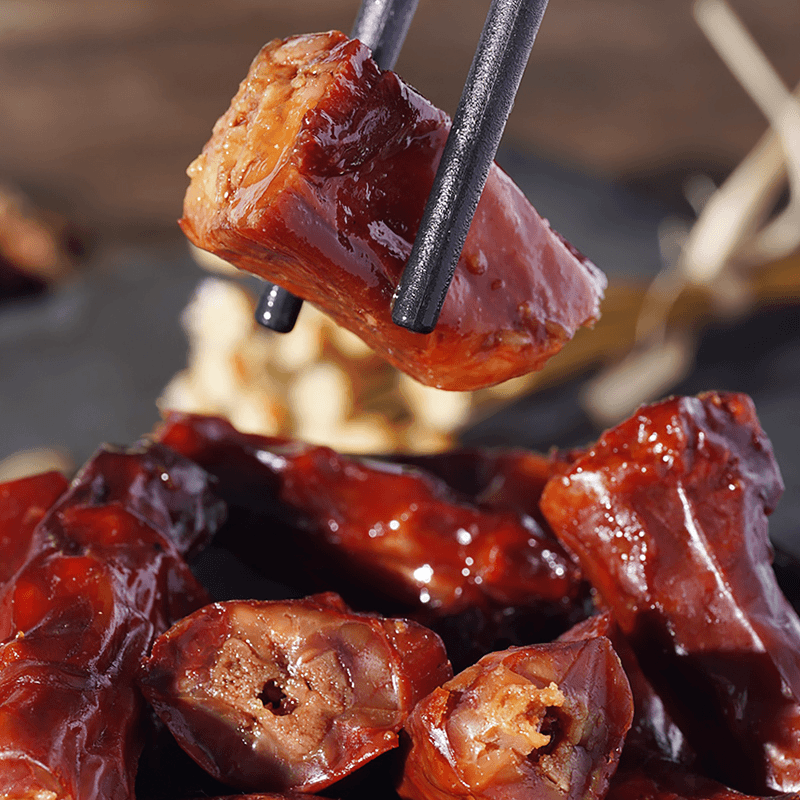 香辣手撕脖卤味小吃无骨酸辣朱梓骁开袋即食团购鸡胸肉紫燕华莱士